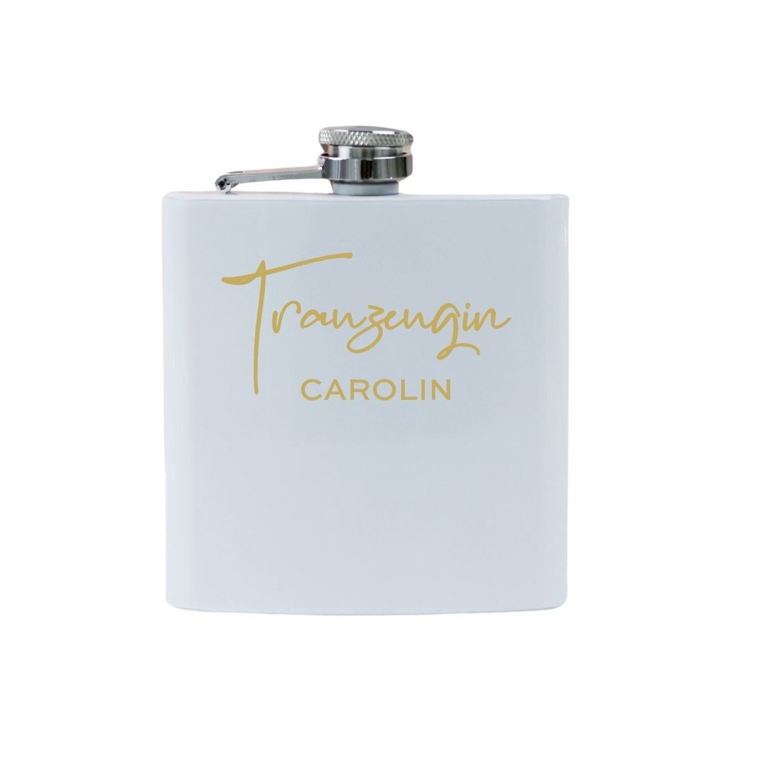 personalisierter flachmann hochzeit geschenk trauzeugin