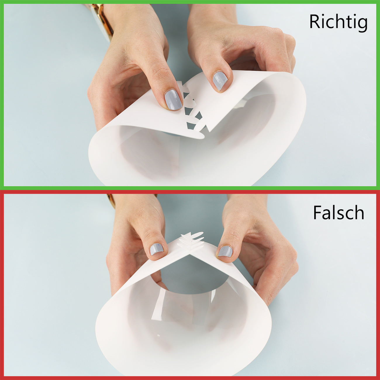 Personalisierte Lichthülle Herzchen (10 Stück)