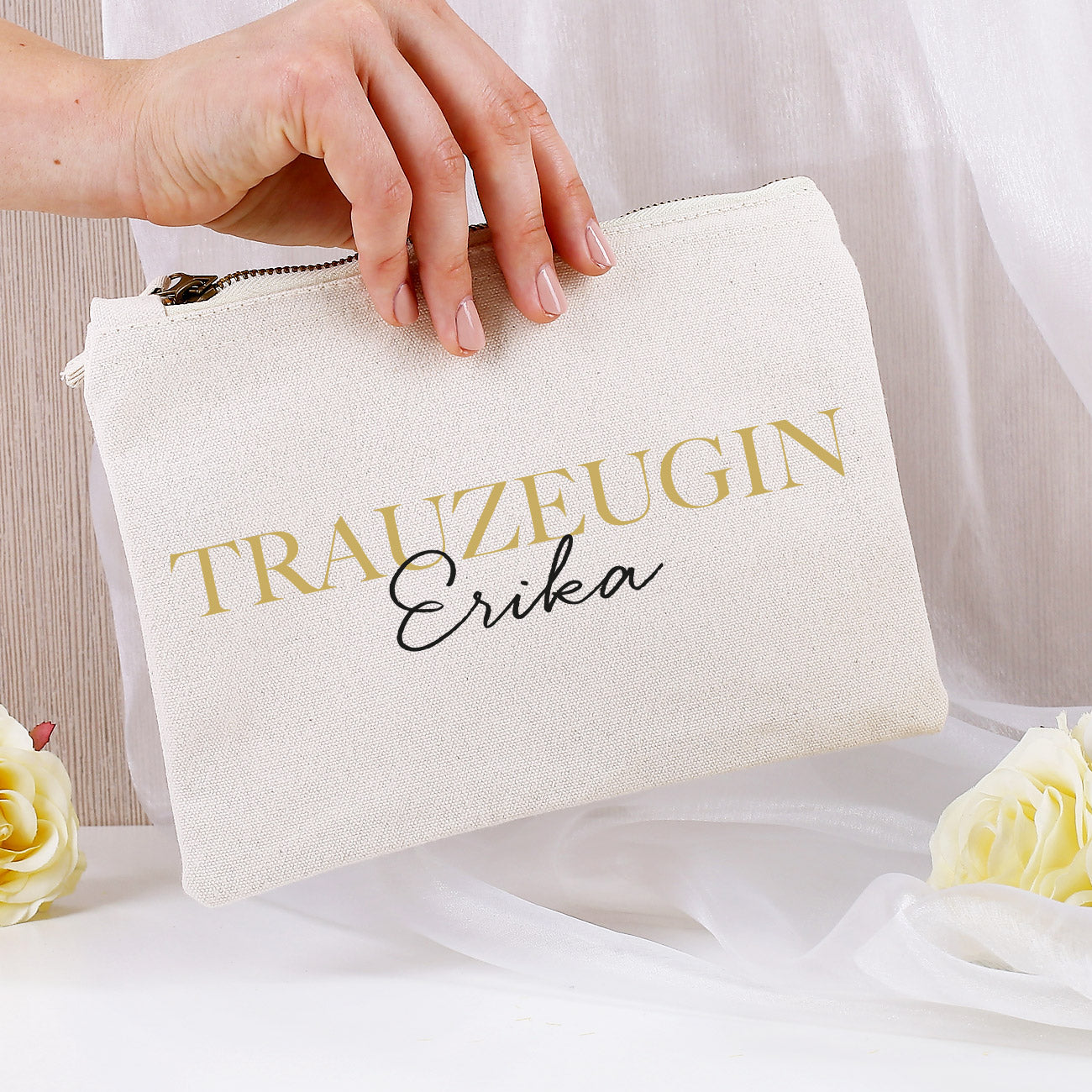 Personalisiertes Beautycase Trauzeugin mit Namen