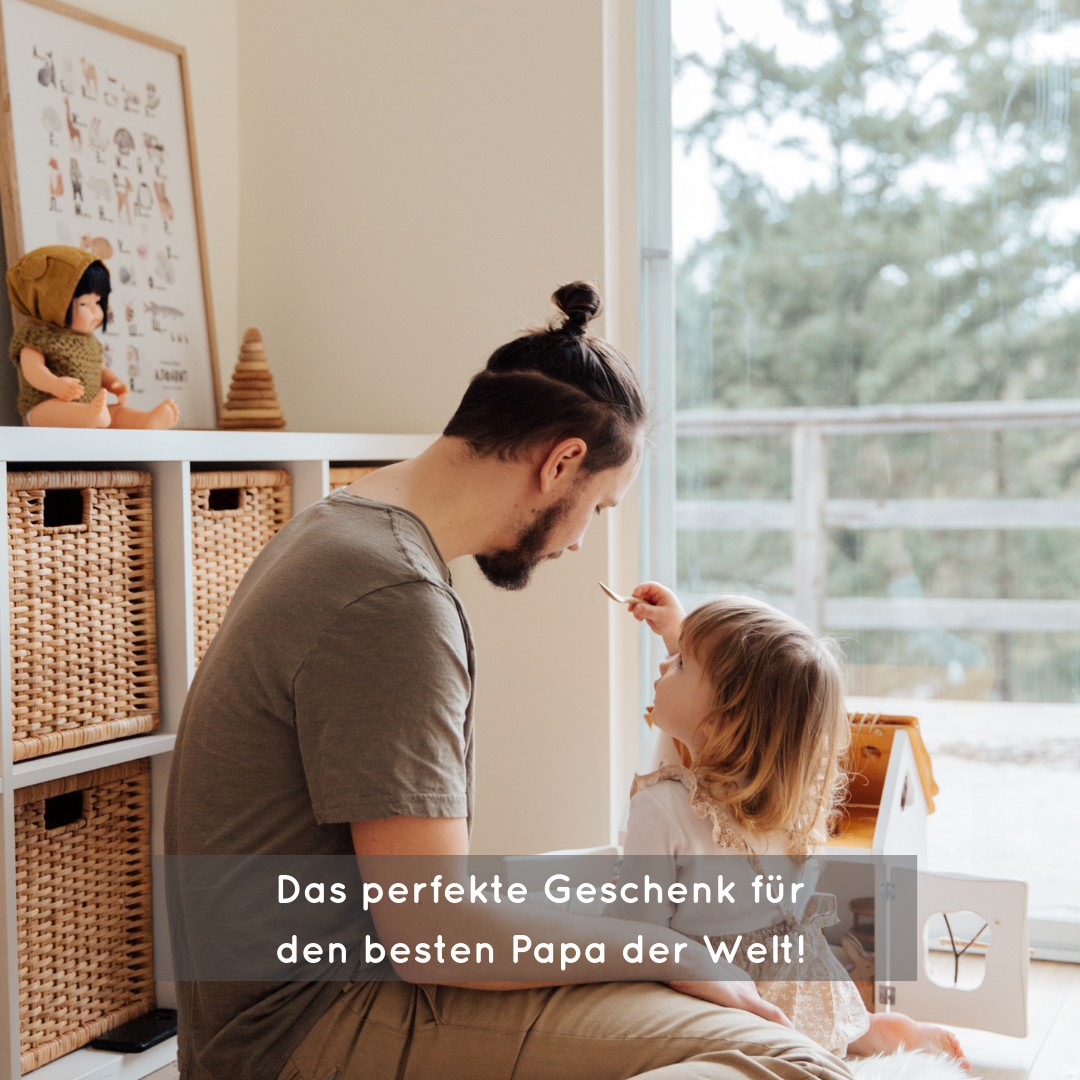 Geschenk Handabdruck Vorlage Papa Sofort Download