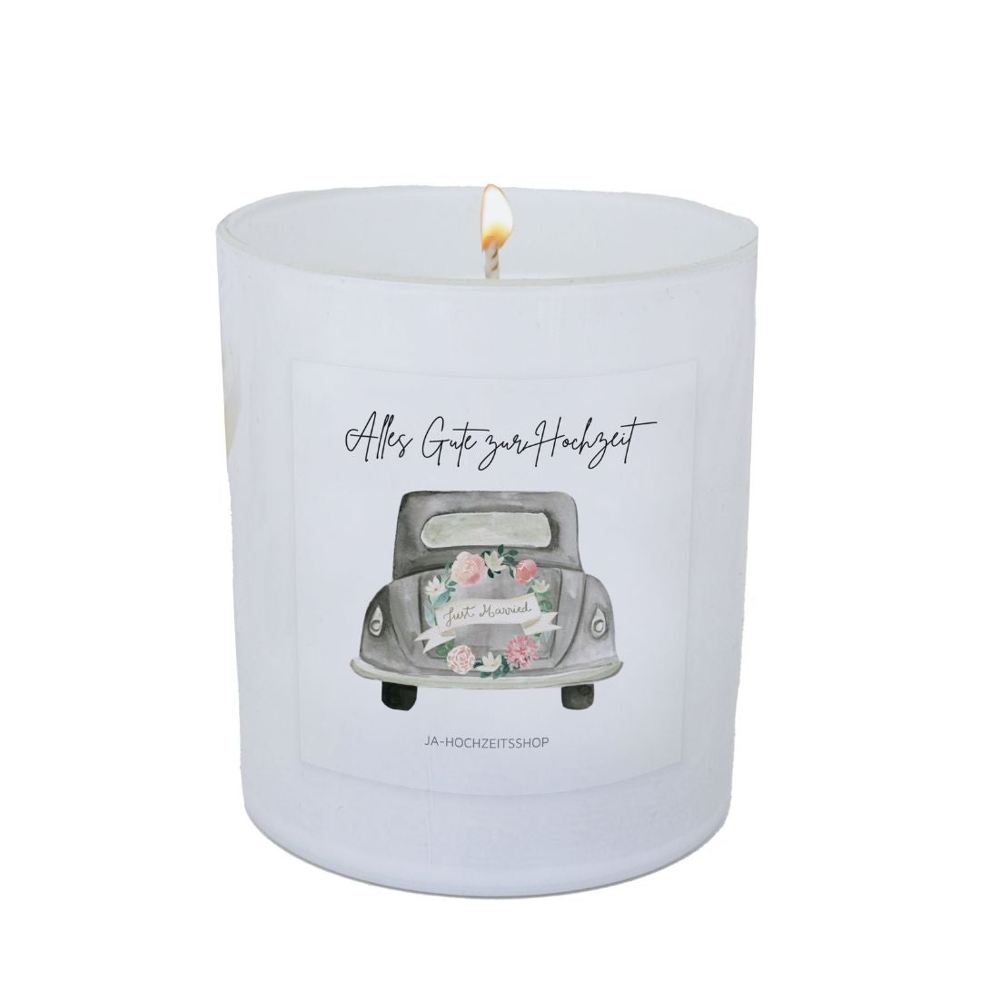 Geschenk Duftkerze zur Hochzeit (1 Stück) – Ja-Hochzeitsshop