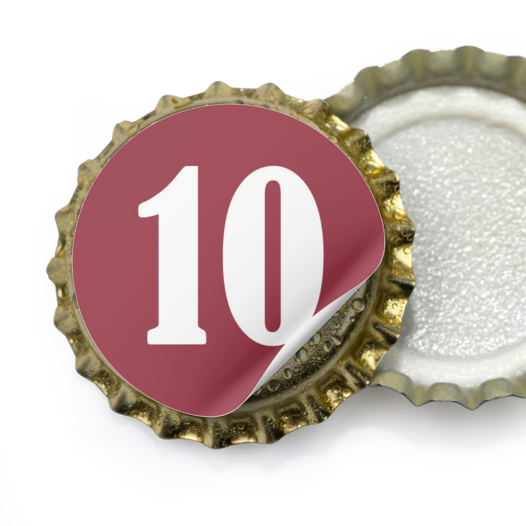 Adventskalender Bier Aufkleber für Bierkasten