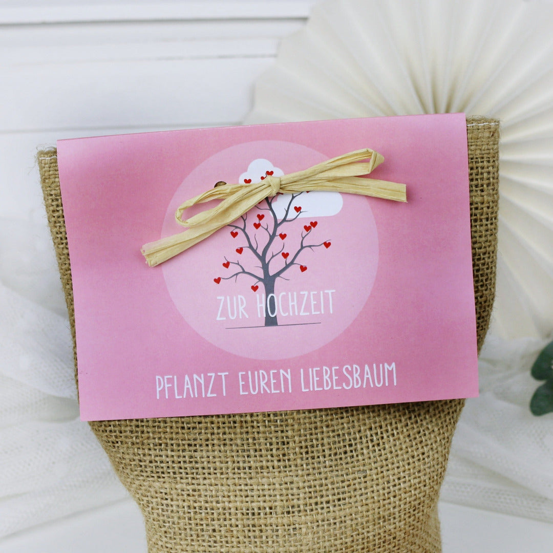 Pflanzset Baum zur Hochzeit