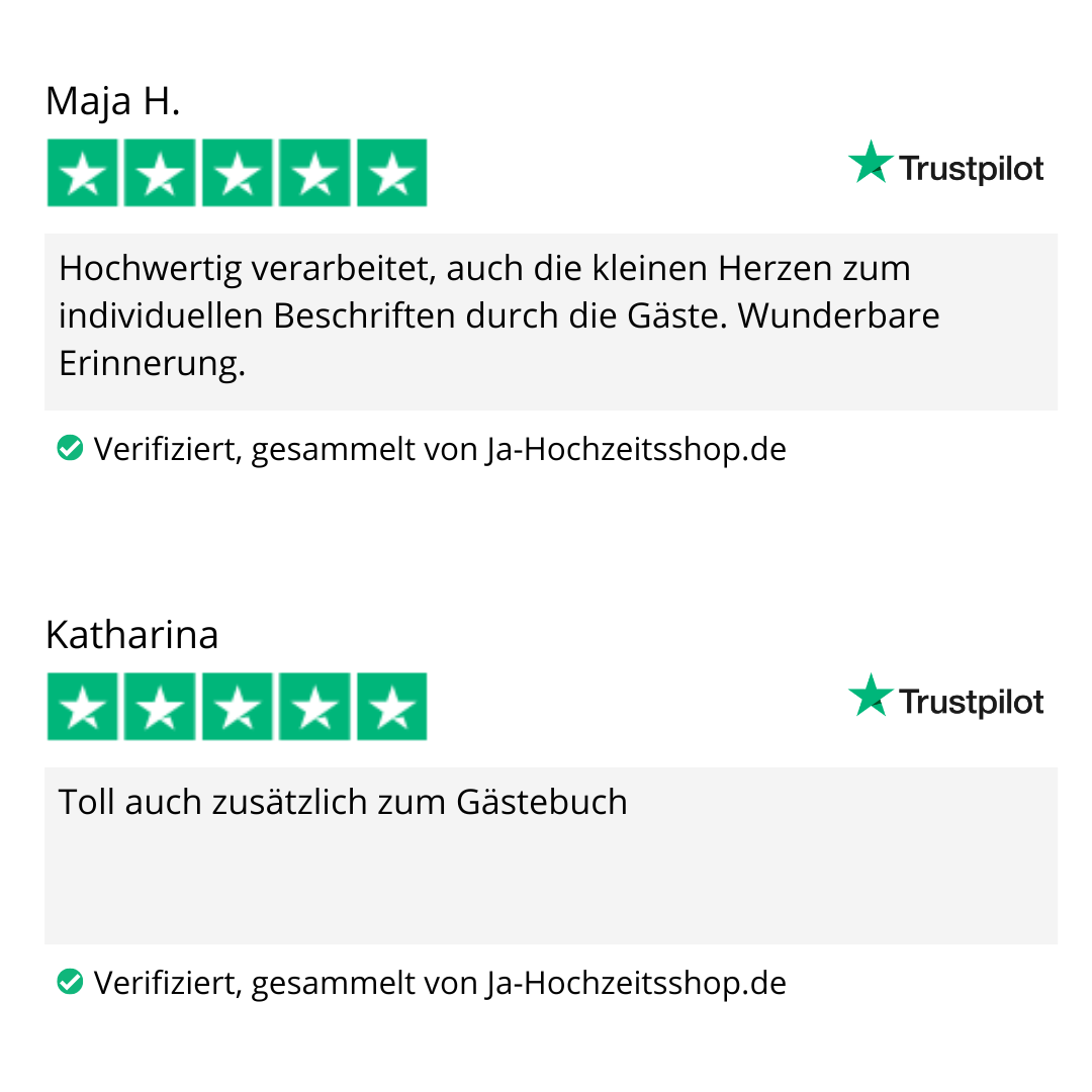 Gästebuch Rahmen Herz