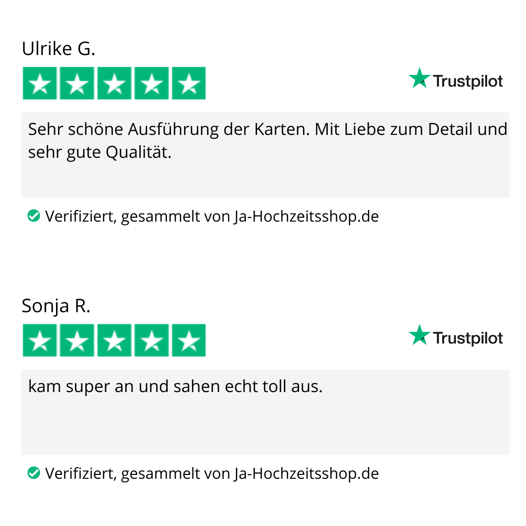 Hochzeitsspiel mit 12 Monatskarten