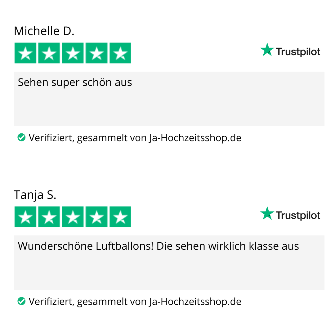 Luftballons Just Married (50 Stück)
