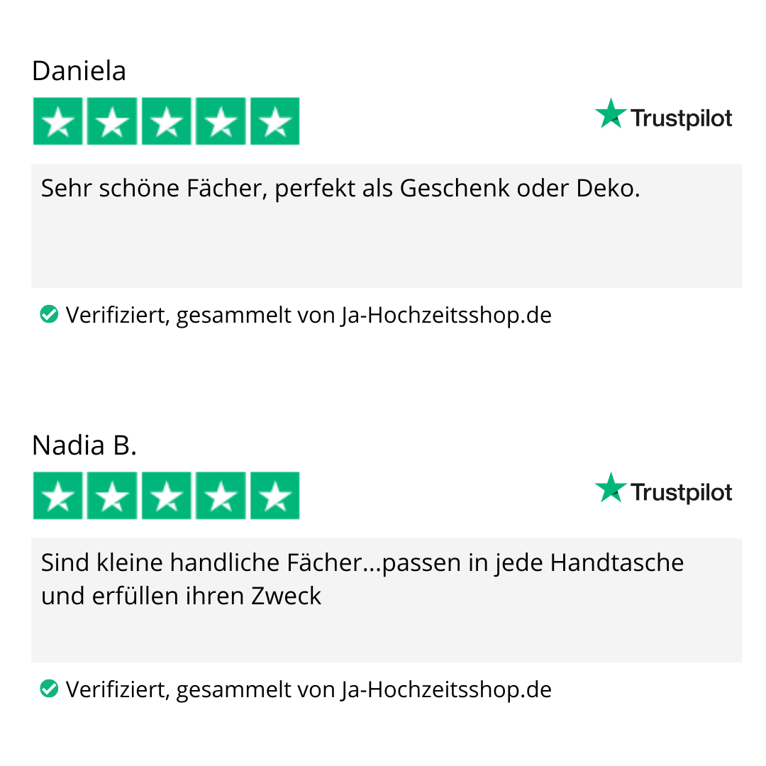 Seiden Fächer weiß