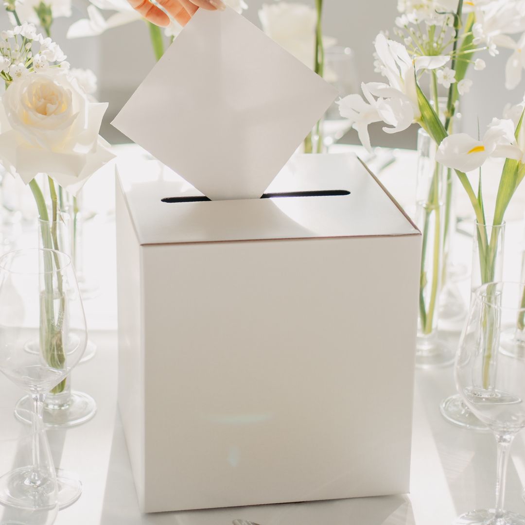Briefbox Hochzeit Elegant blanko