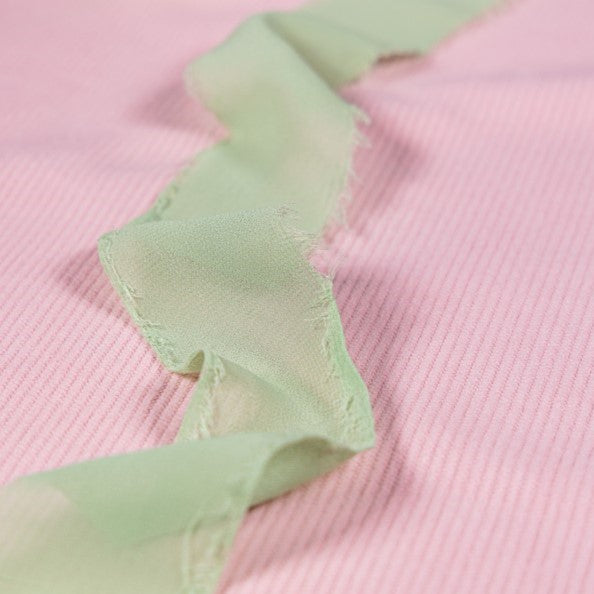 Chiffon Seidenband mit Fransen (5m)