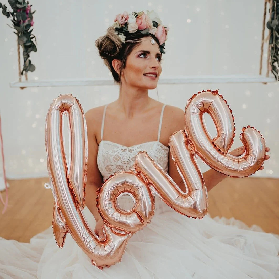 Folienballon Hochzeit love