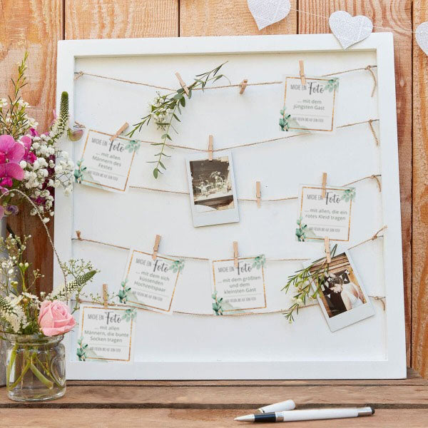 fotobox spielkarten hochzeit ideen