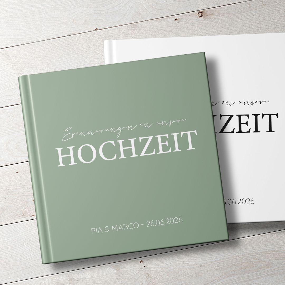 Personalisiertes Gästebuch Erinnerungen