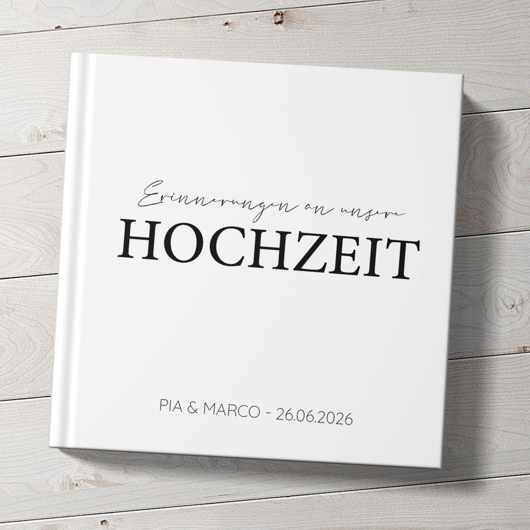 Personalisiertes Gästebuch Erinnerungen