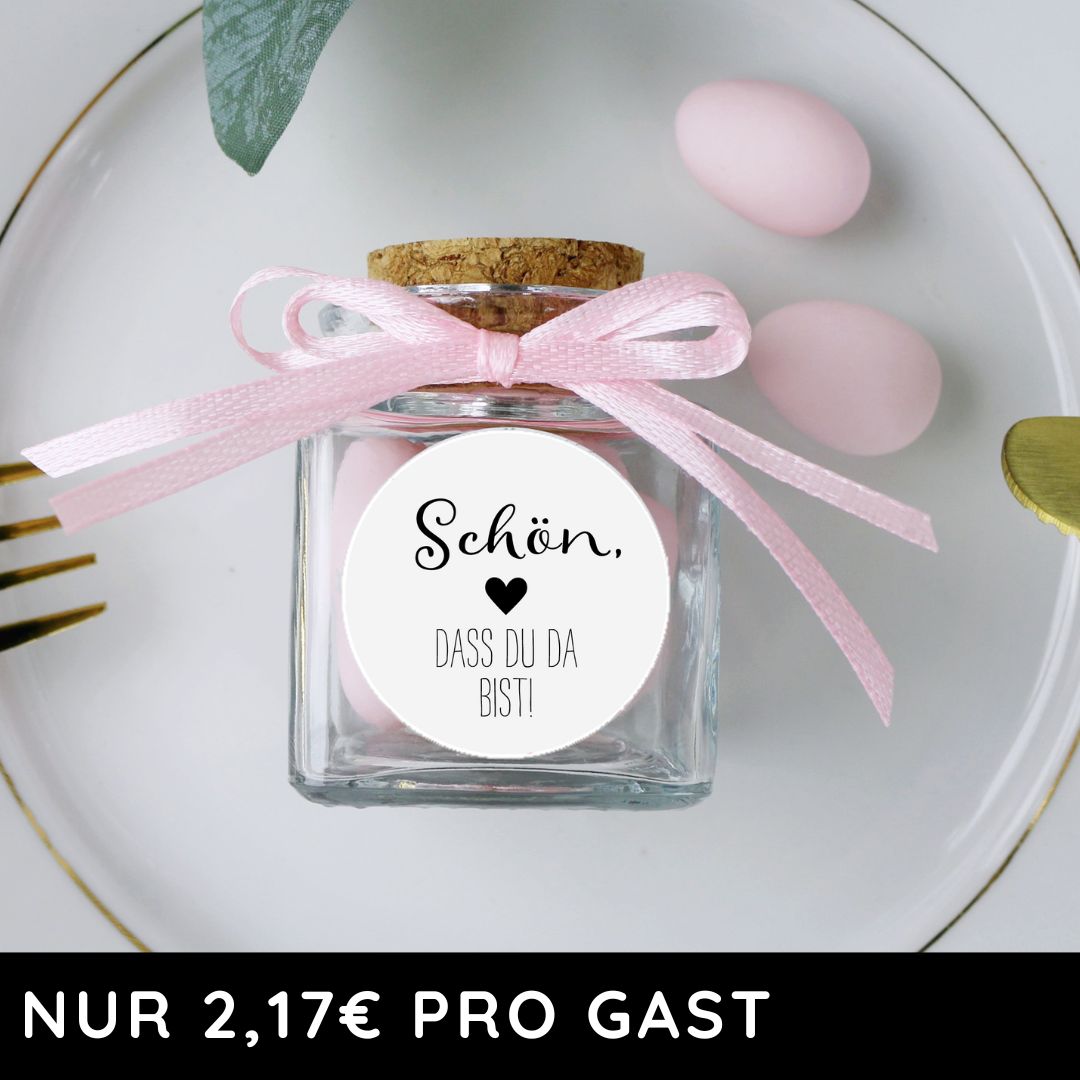 gastgeschenk zur hochzeit italienische mandeln mit 5 hochzeitsmandeln