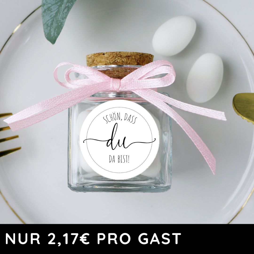 gastgeschenk zur hochzeit italienische mandeln mit 5 hochzeitsmandeln