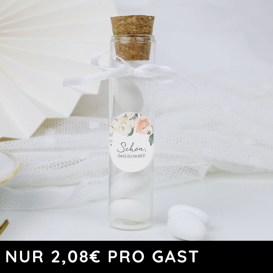 gastgeschenk zur hochzeit italienische mandeln mit 5 hochzeitsmandeln