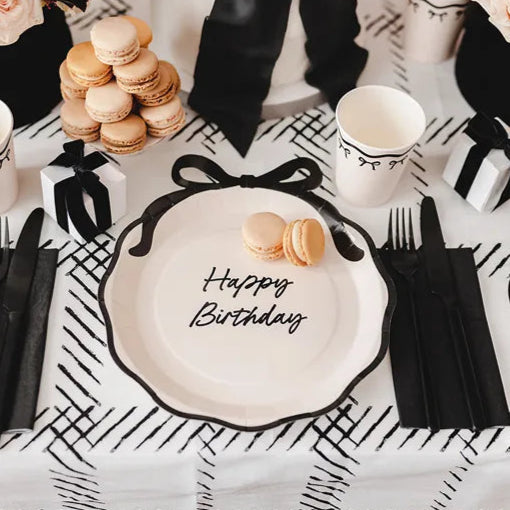 Rosa Schleife Party Deko-Set – Happy Birthday Banner, Luftballons, Tischdecke & Cake Topper Für Mädchen & Frauen Rosa Schleife Party Deko-Set – Happy Birthday Banner, Luftballons, Tischdecke & Cake Topper Für Mädchen & Frauen