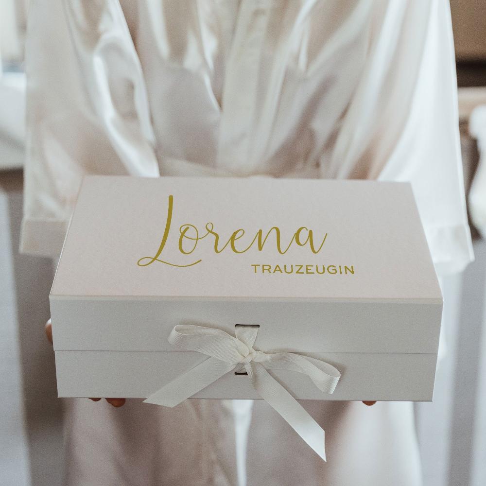 geschenk trauzeugin box personalisiert