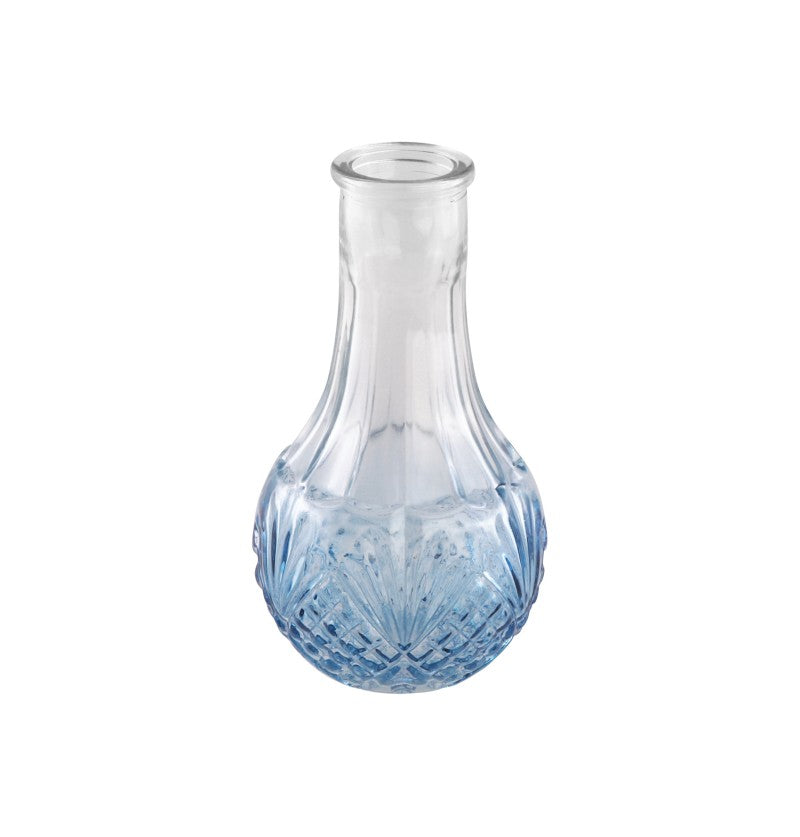 Vase bauchig blauer Farbverlauf (1 Stück)