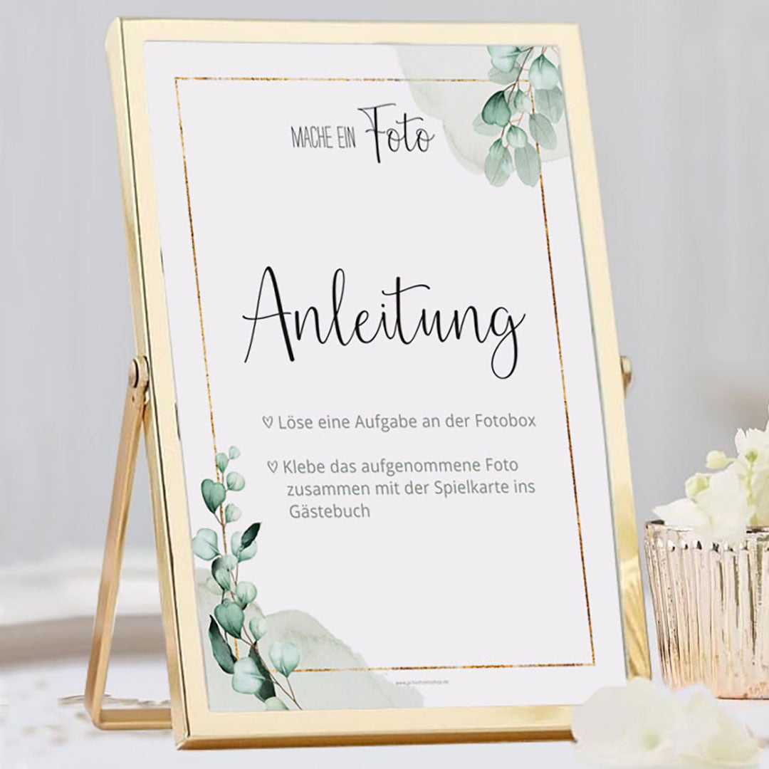 fotobox spielkarten hochzeit ideen