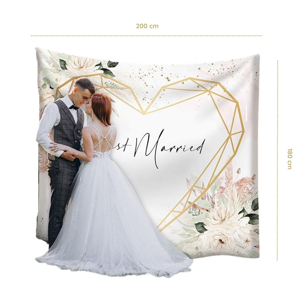 Hochzeitsherz zum Ausschneiden inkl. 2 Scheren