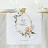 Personalisierter Tischläufer Blütenzauber (1 Stück)