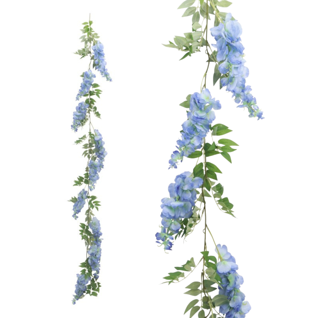 Kunstblume Girlande Blauregen (1 Stück)