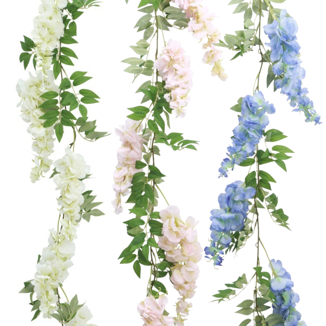 Kunstblume Girlande Blauregen (1 Stück)