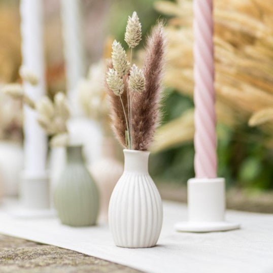 Tischdeko Hochzeit I Mini Vase in 2 Farben I Ja-Hochzeitsshop