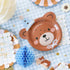 Babyparty Pappteller Bär mit Hut (6 Stück)