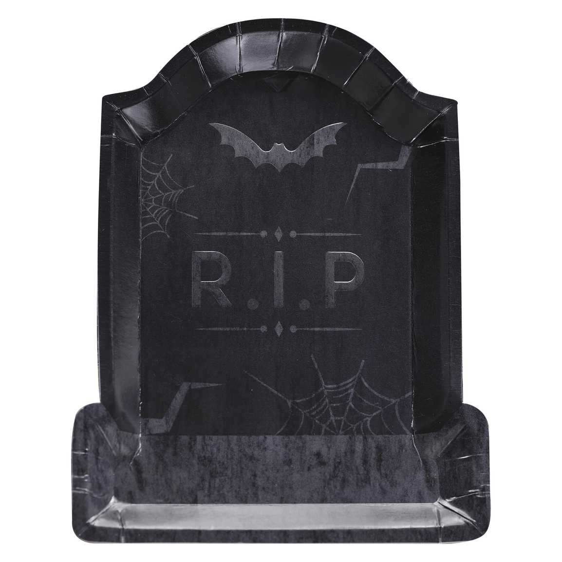 Pappteller Halloween Grabstein