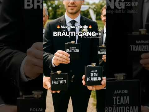 Personalisierter Flachmann