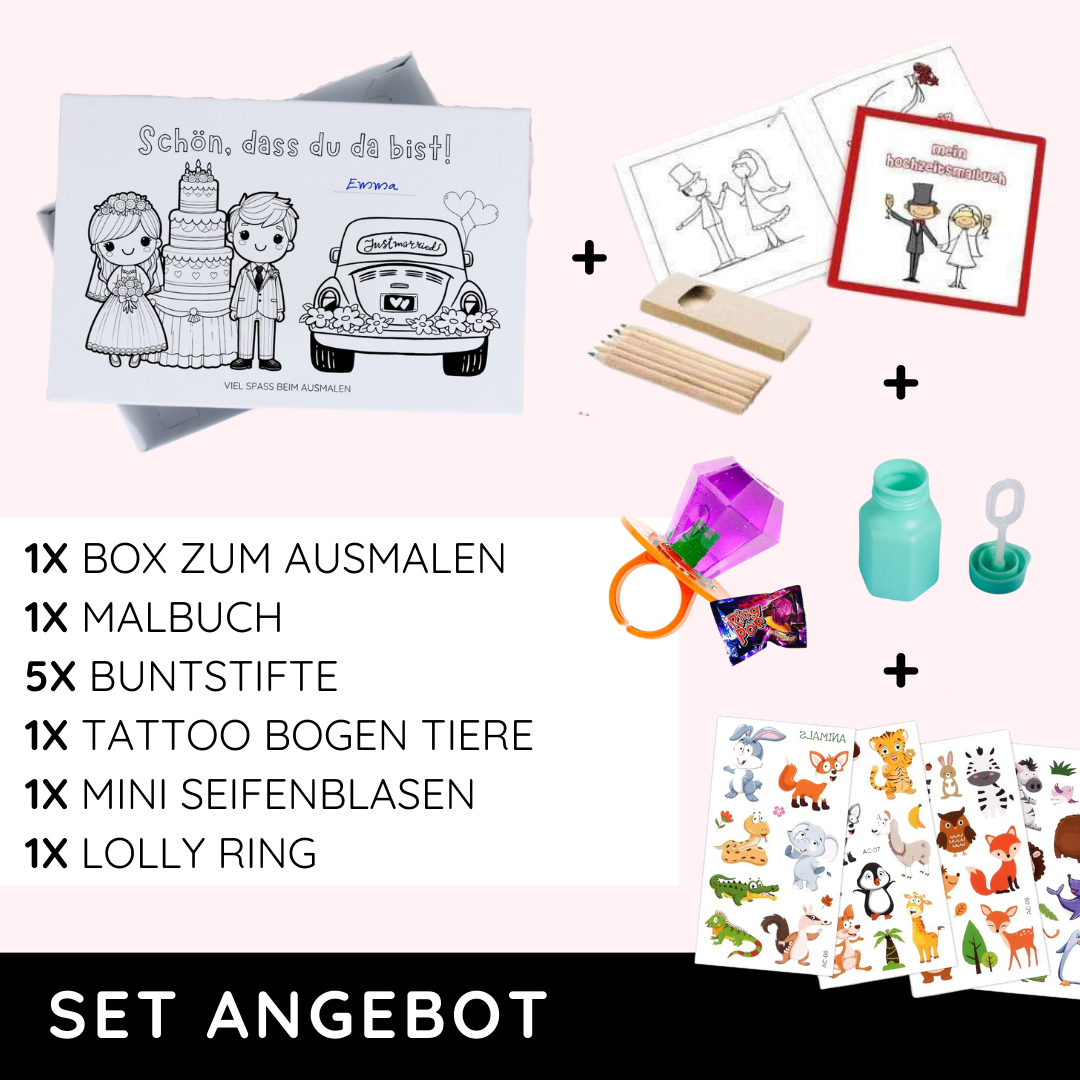 Kinder Gastgeschenk Set (10-teilig)