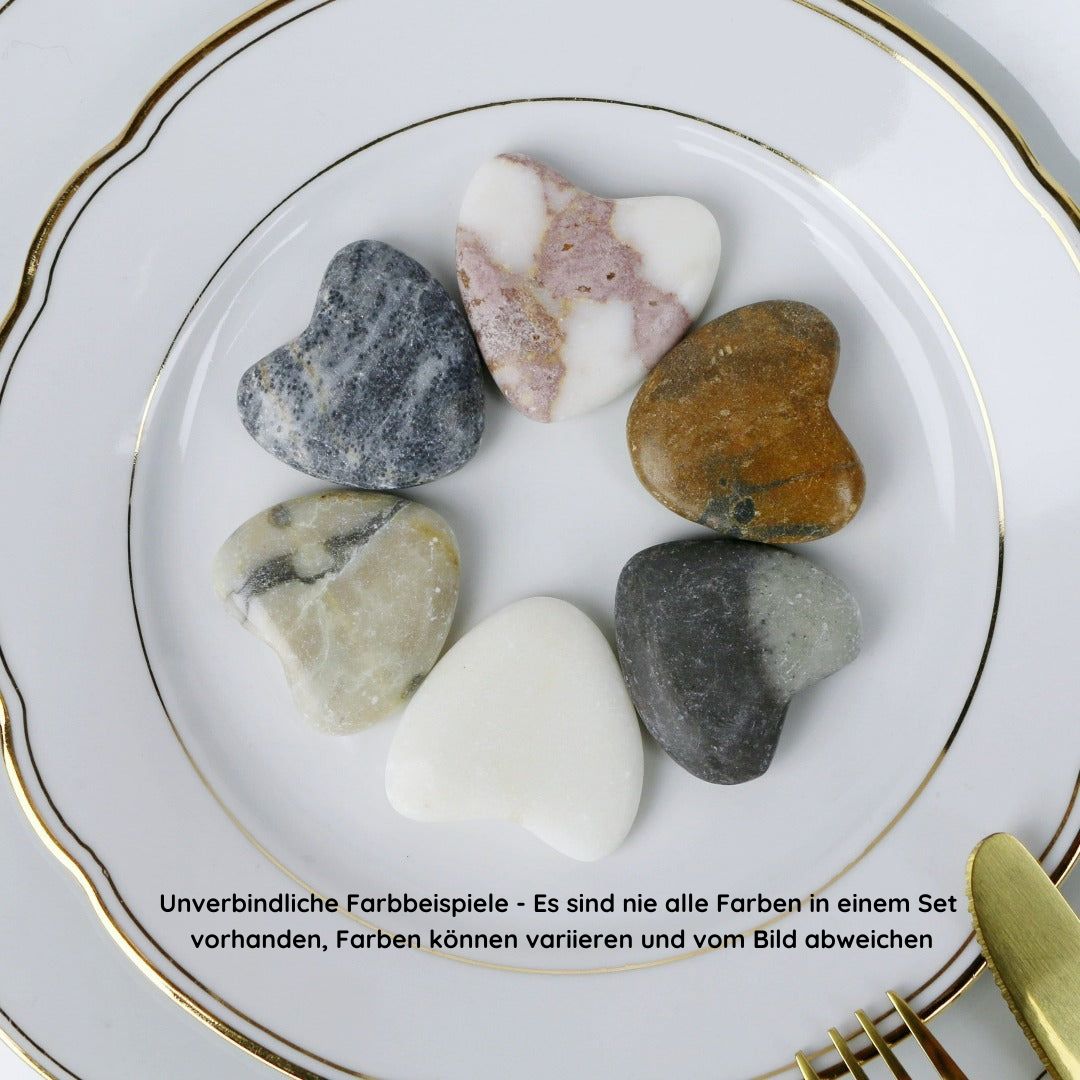 Gastgeschenk Set Steinherz (für 36 Gäste)