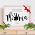 Geschenk Handabdruck Vorlage Mama Sofort Download