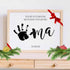Geschenk Handabdruck Vorlage Oma Sofort Download
