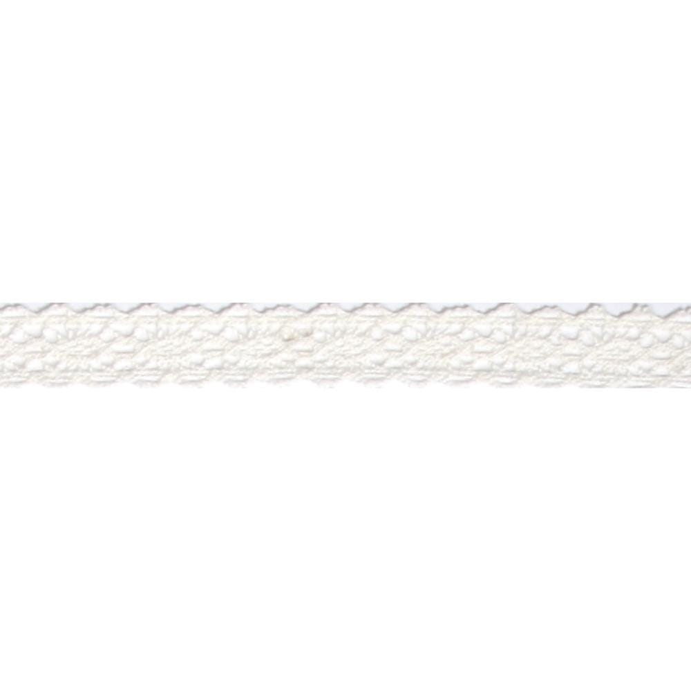 Fabric Tape Spitzenbordüre cremeweiß