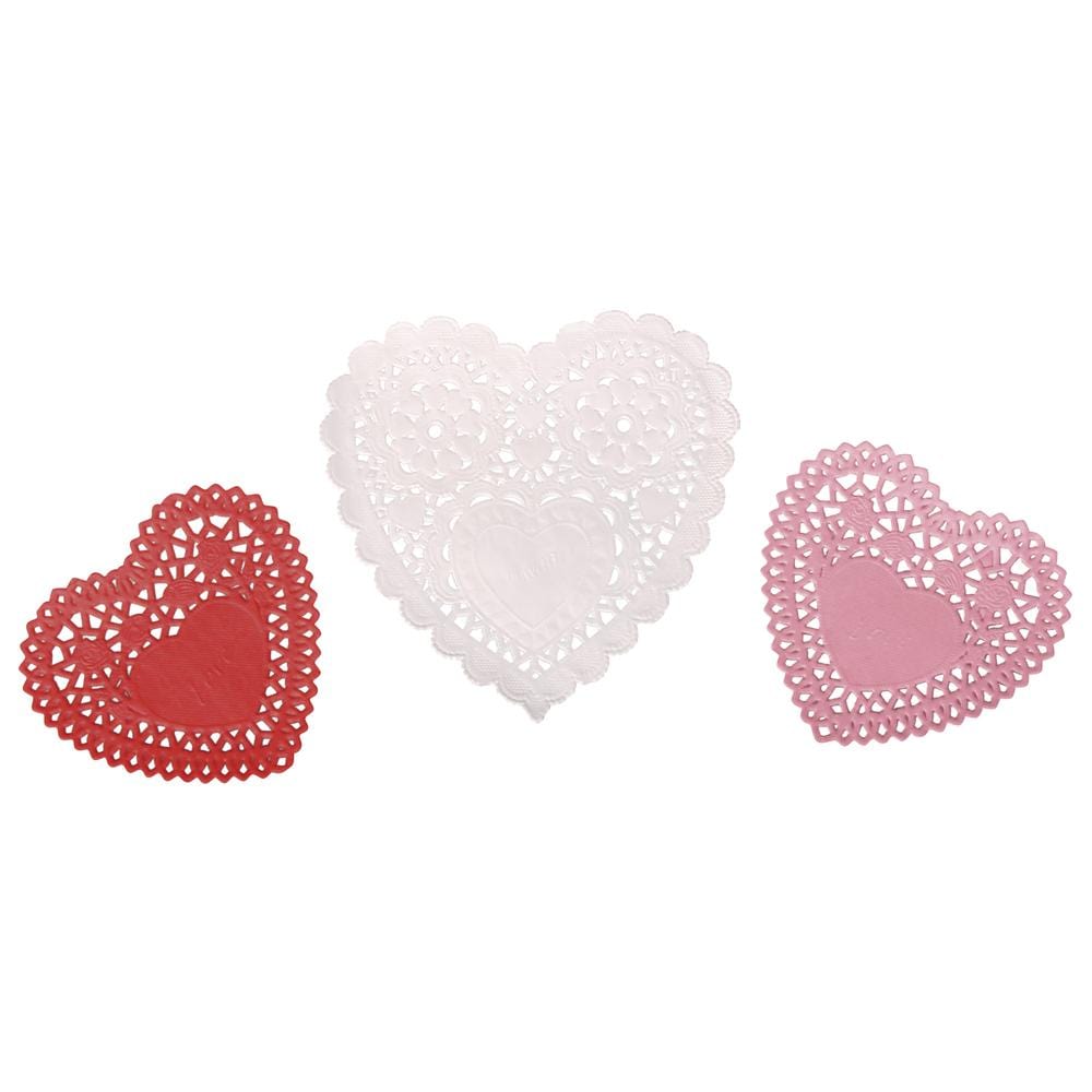 Spitzenpapier Set Mini Herzen