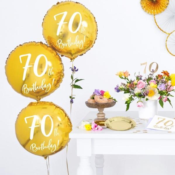Folienballon 70. Geburtstag