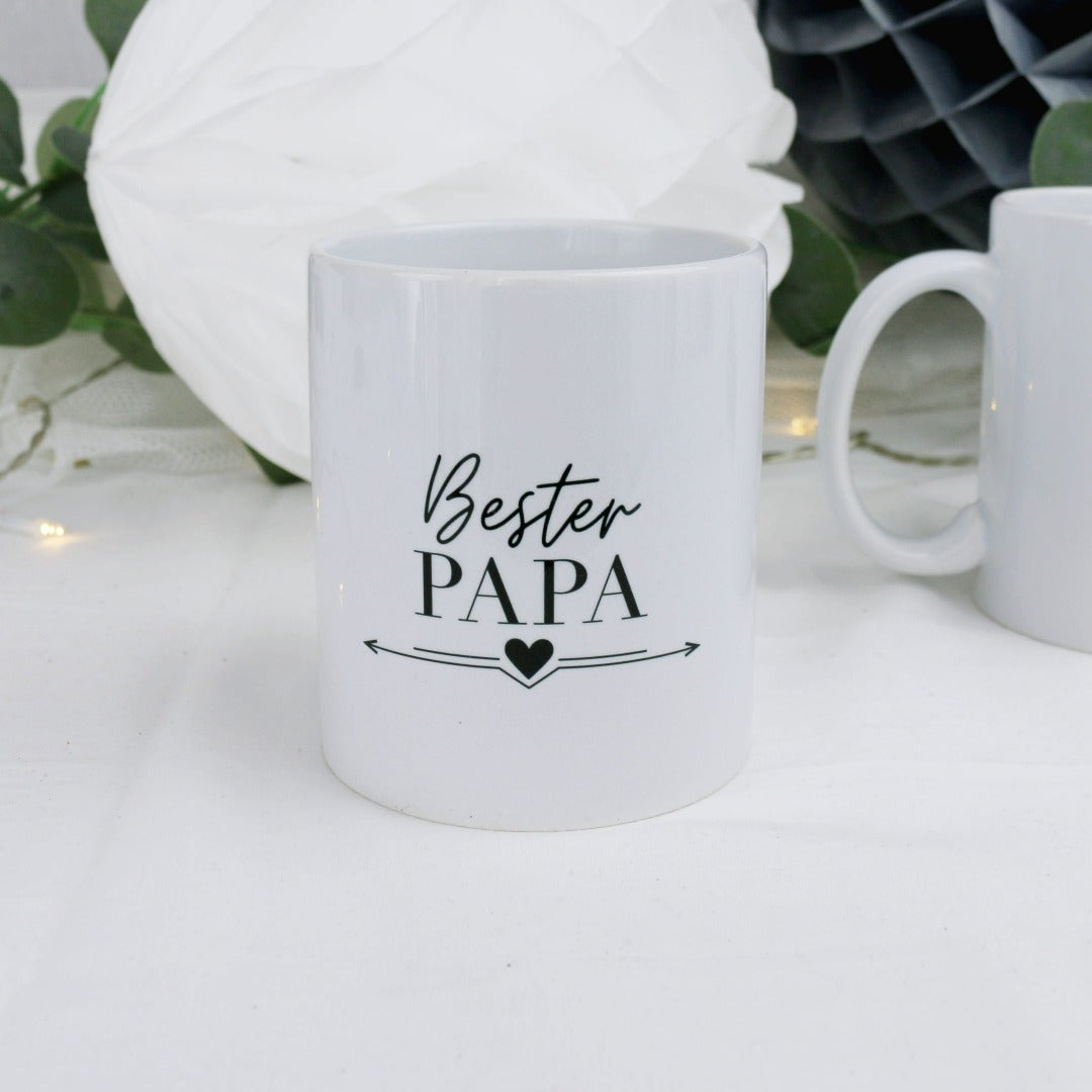 Geschenk Tasse mit Spruch bester Papa