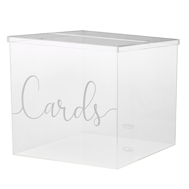 Acryl Geschenk Briefbox Hochzeit