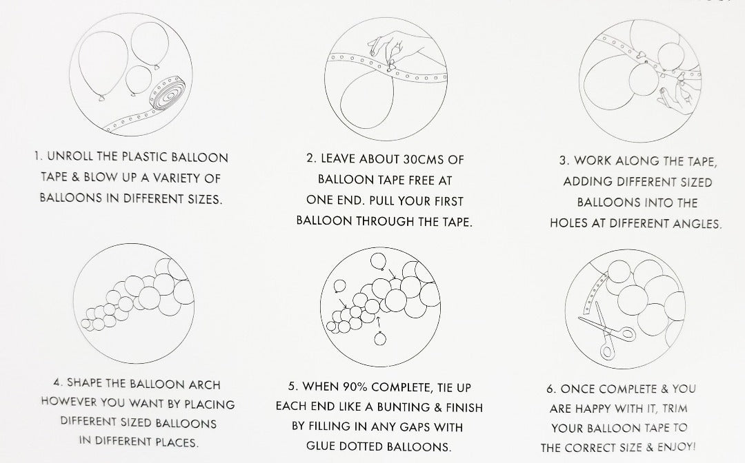 ballon-girlande-anleitung