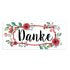 Aufkleber Danke (10 Stück)