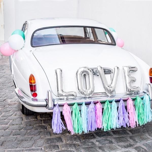 Auto Deko Set Just Married für Deine Hochzeit – Ja-Hochzeitsshop