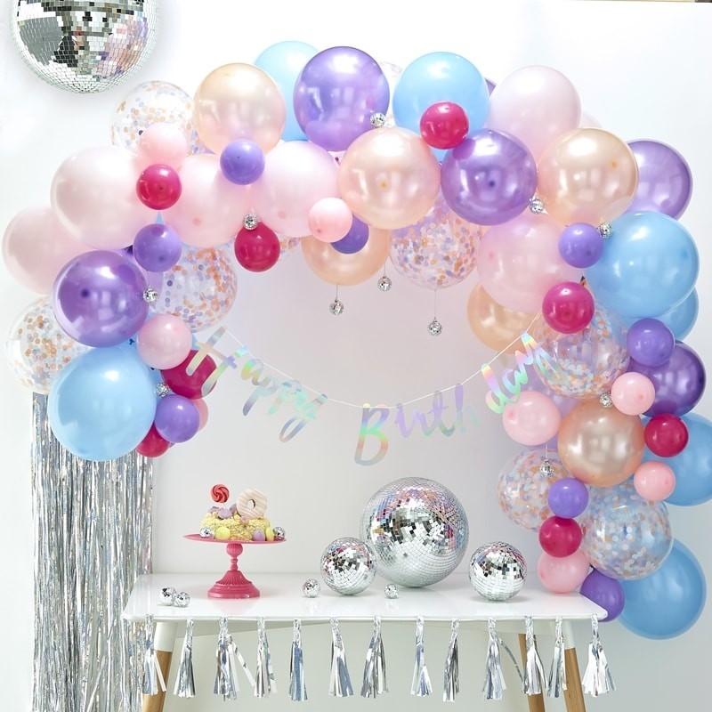 Ballongirlande Set Pastell (80-teilig) - Ja-Hochzeitsshop