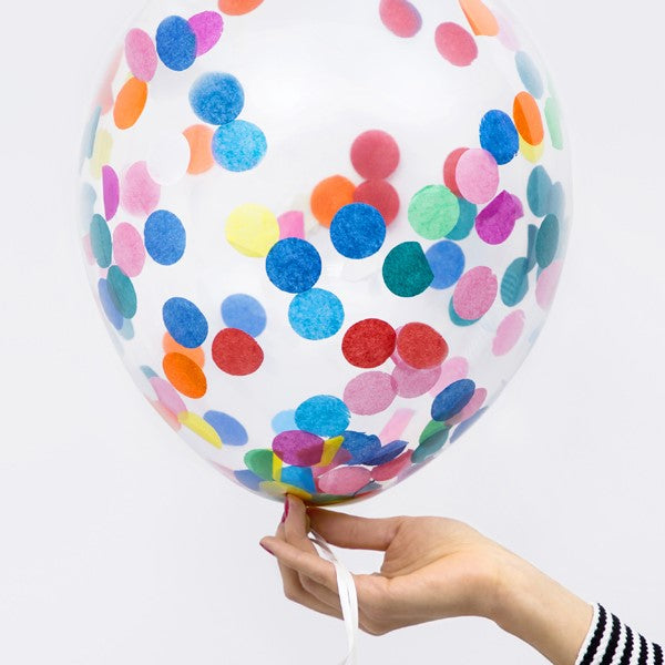 Konfetti Ballons buntes Seidenpapierkonfetti