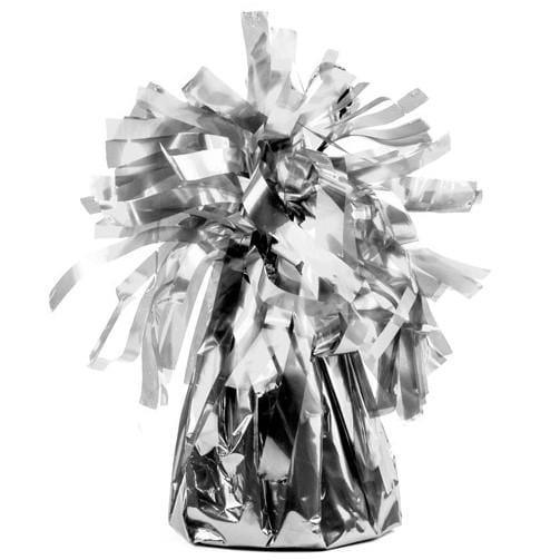 Ballongewicht mit Fransen silber