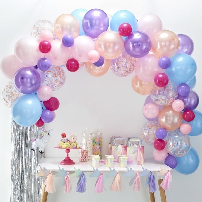 Ballongirlande Set Pastell (80-teilig) - Ja-Hochzeitsshop