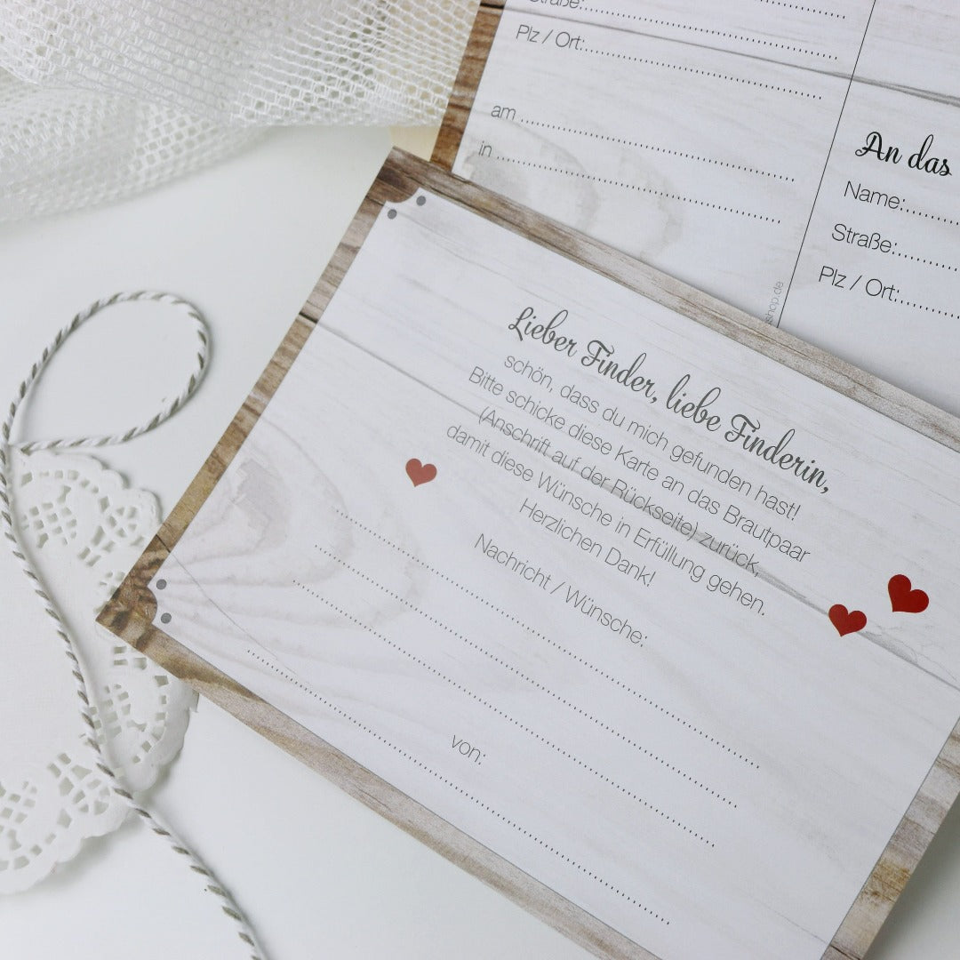 ballonkarten hochzeit ballonflug vintage rustikal