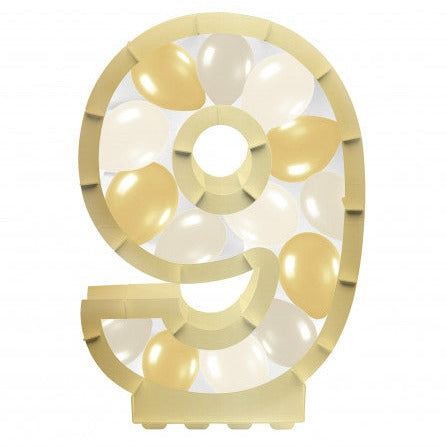 Aufsteller für Ballons Zahl 9